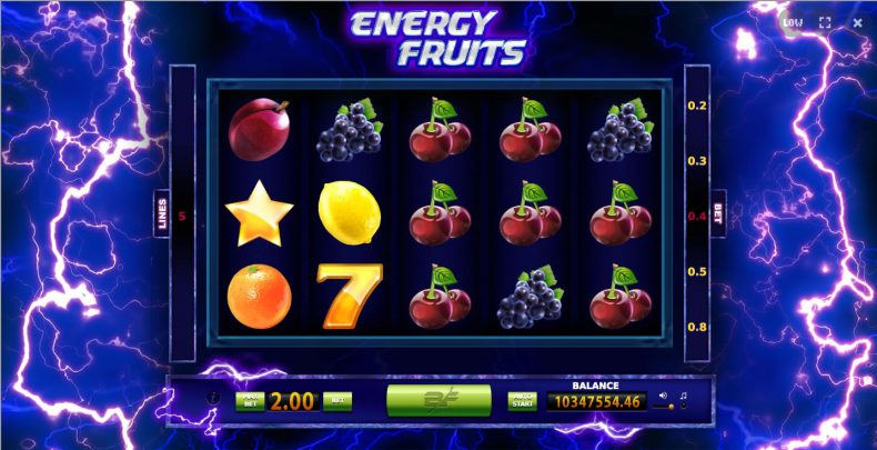 Energy Fruits slots